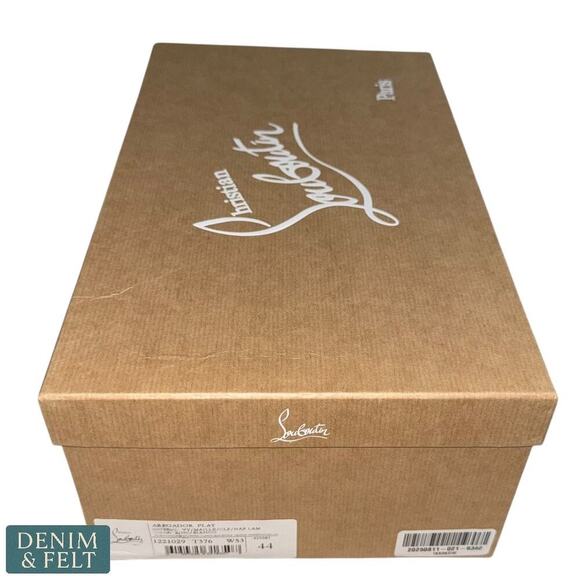 Christian Louboutin Arpoador Sneakers Zinc Blanco Suede CL Paris Shoes NEW/NIB!! main image 4